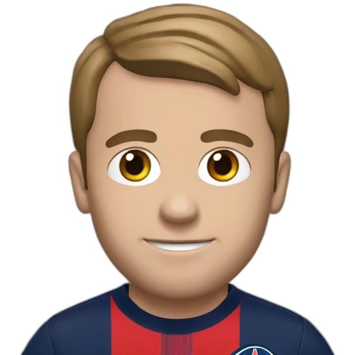 Macron qui joue au psg emoji