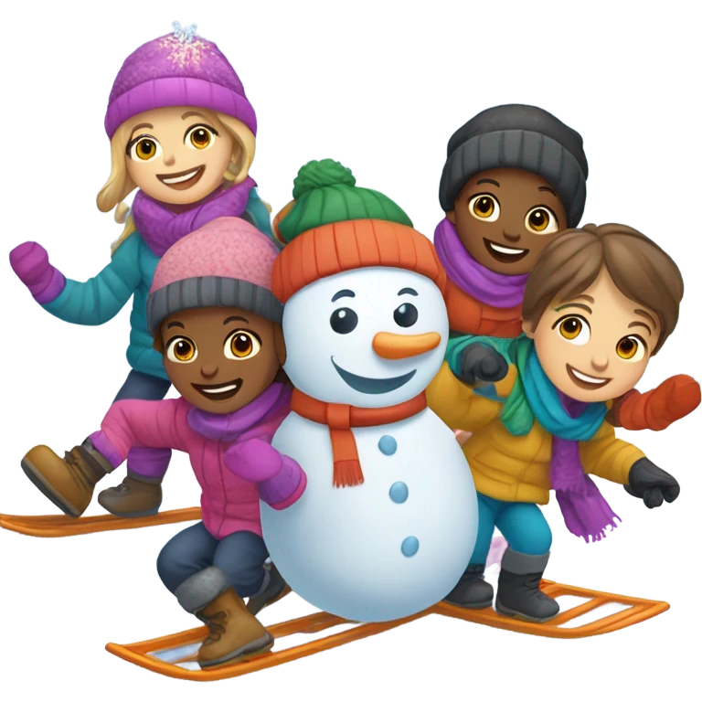Snow day off! emoji