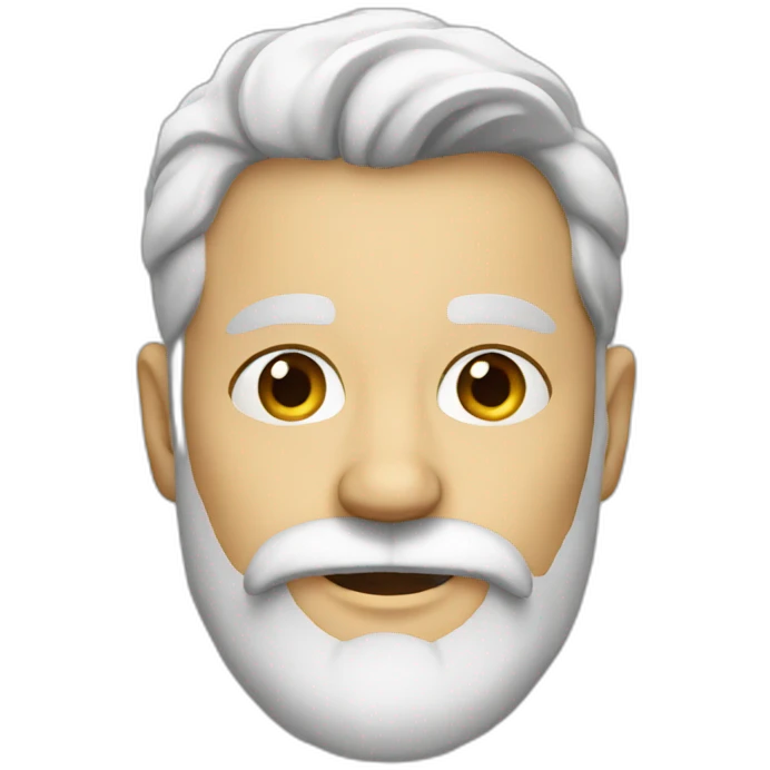white beard emoji