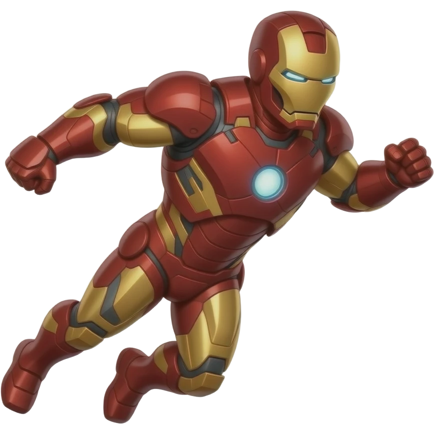 Iron man flying emoji
