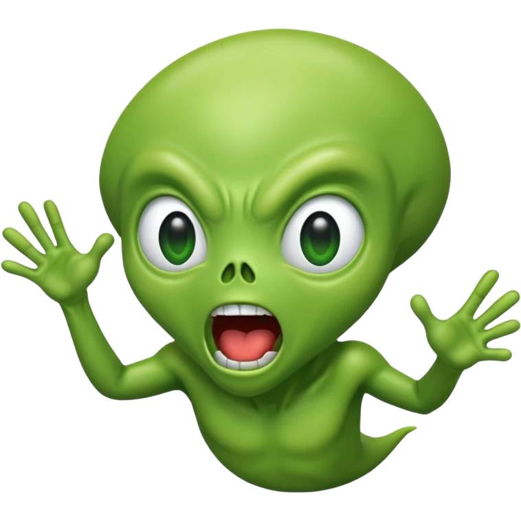 alien  shout emoji