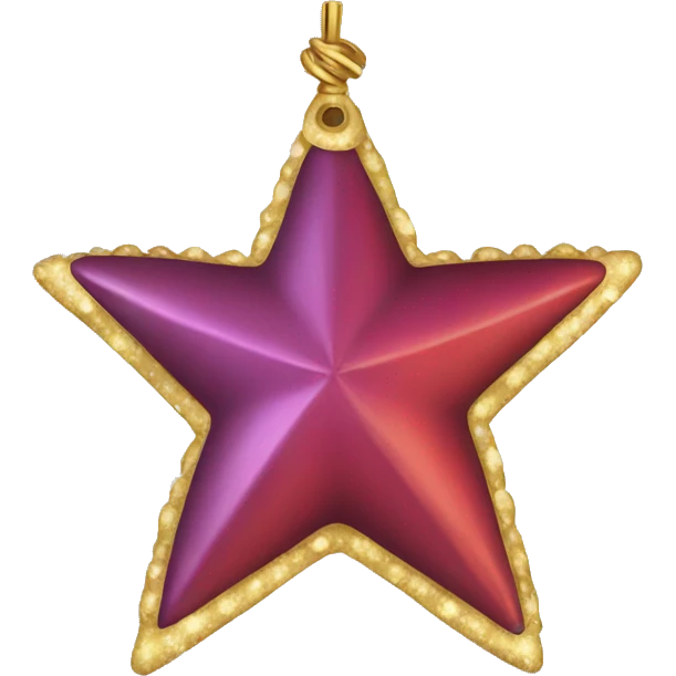 christmas decoration star emoji