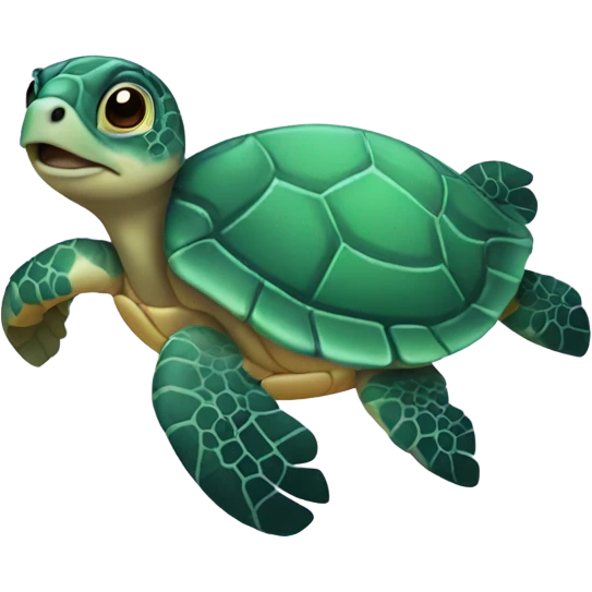 Baby sea turtle emoji