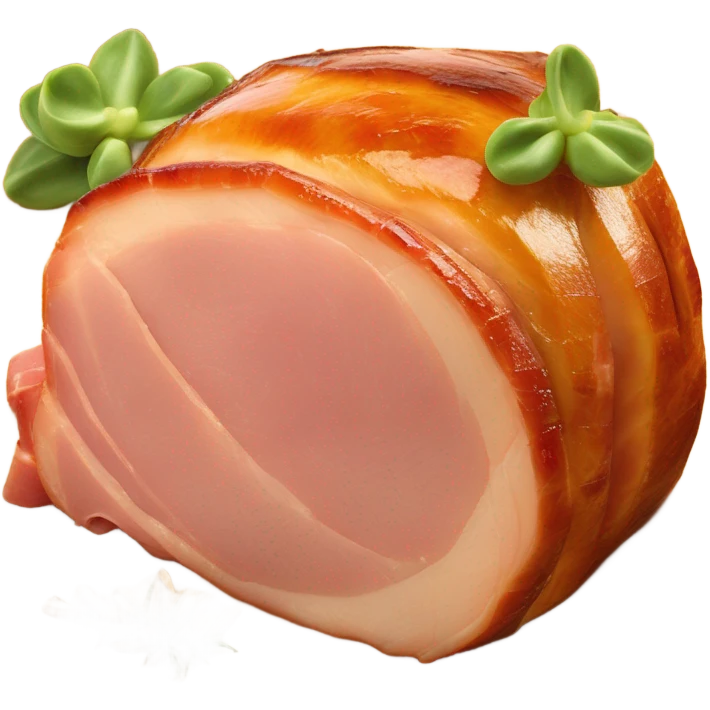 A delicious honey rosst ham emoji