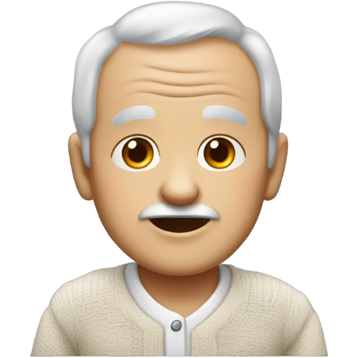 Old man baby emoji