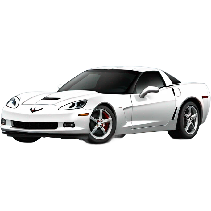 Corvette speeding  emoji