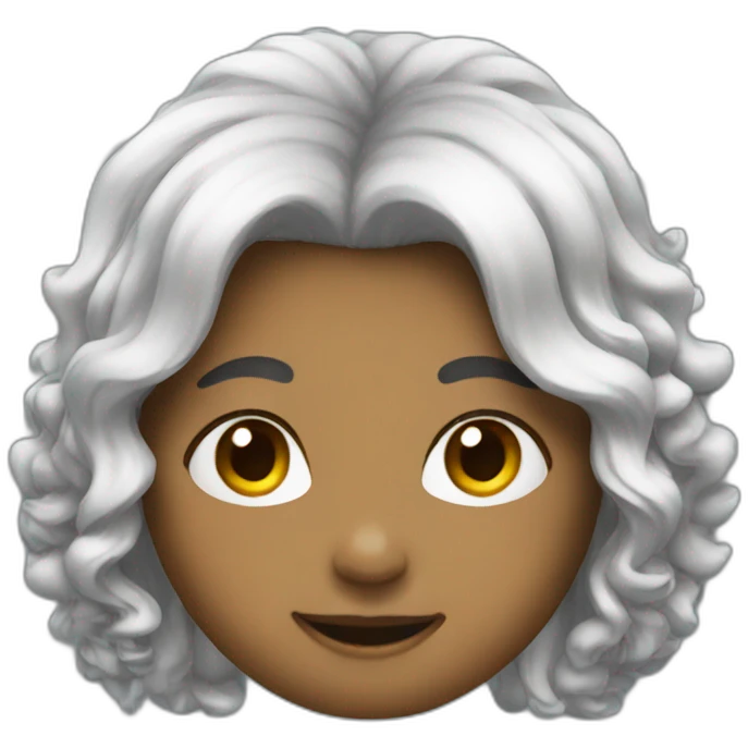 Angle hair emoji