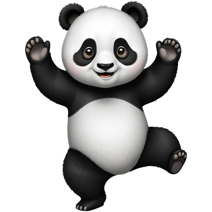 Dancing panda emoji