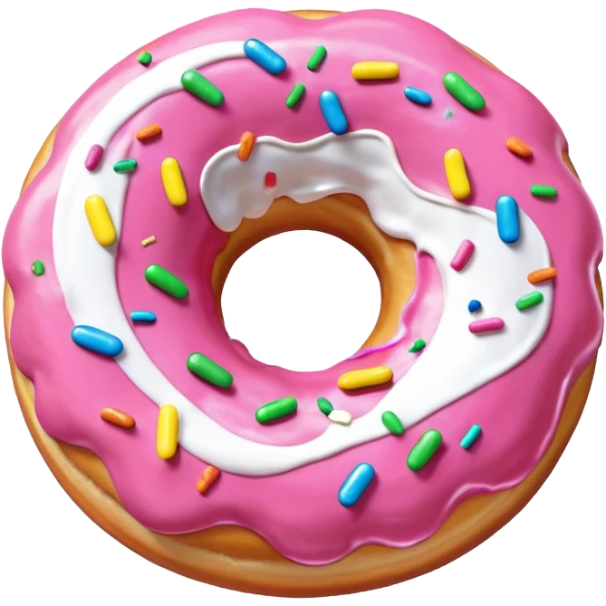 Generate me a Simpson donut emoji