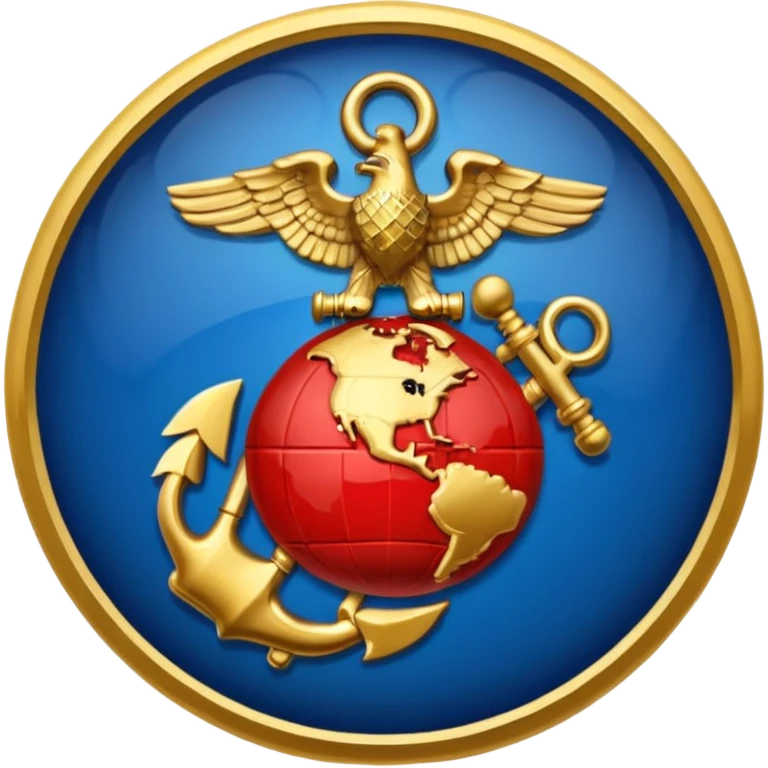 create a US marines logo emoji