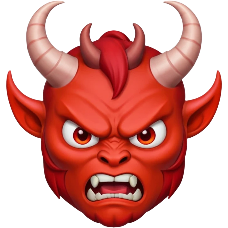 Mad devil emoji