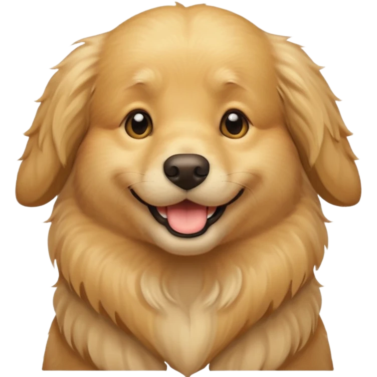 golden dog  emoji