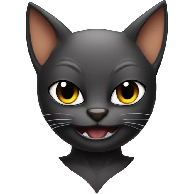 Bat man cat emoji