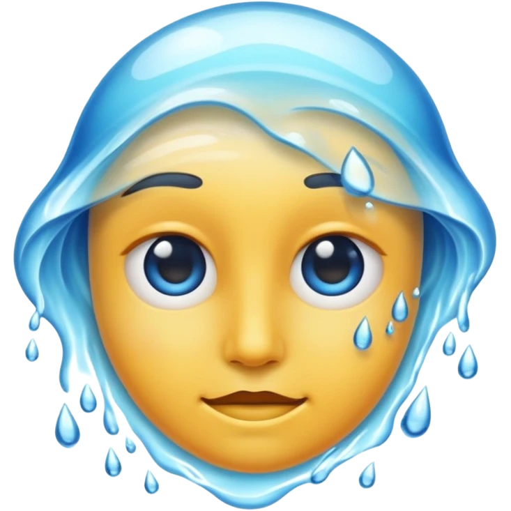 Face waterfall emoji