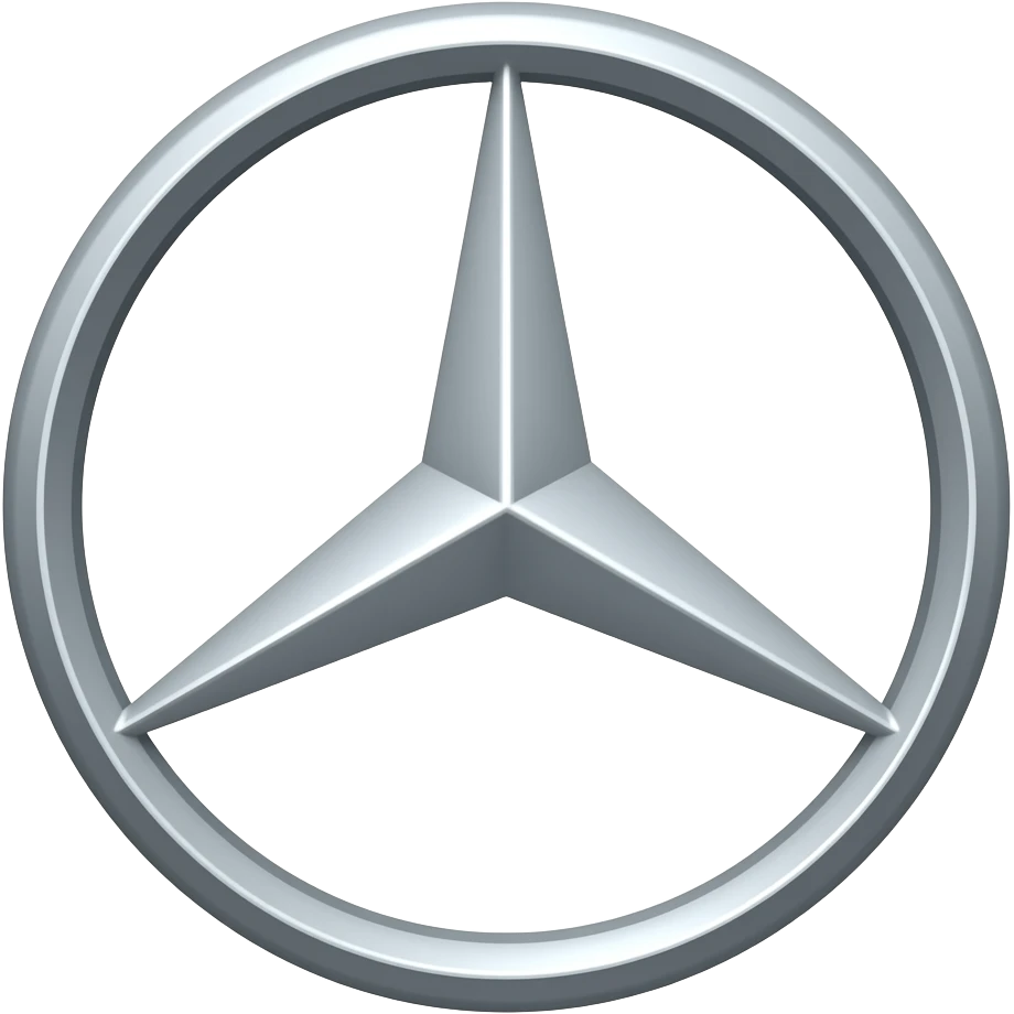 Logo Mercedes en emoji réaliste emoji