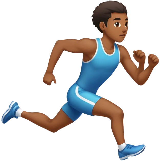 Sprinter running fast emoji