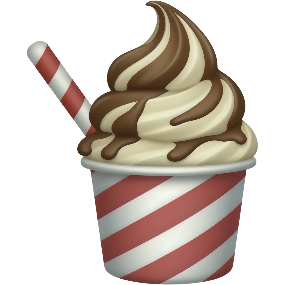 Ice cream in a cup emoji