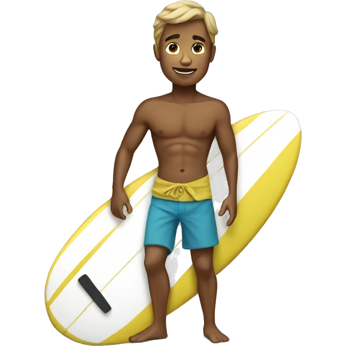 Surfer boy emoji