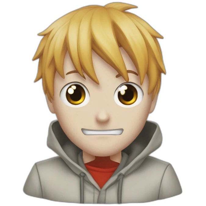 Ichigo kurosaki qui fait un clin d’oeil emoji