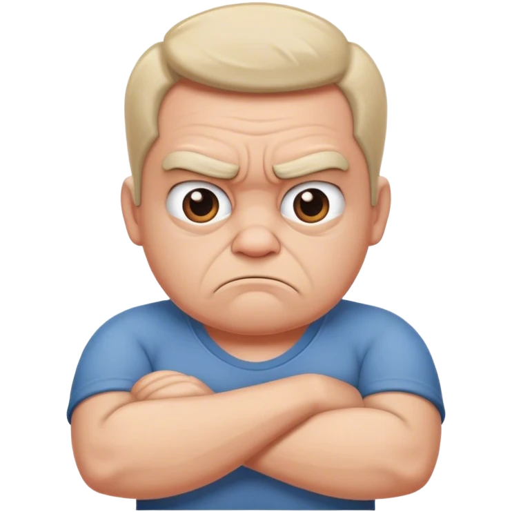 😠 with arms crossed emoji