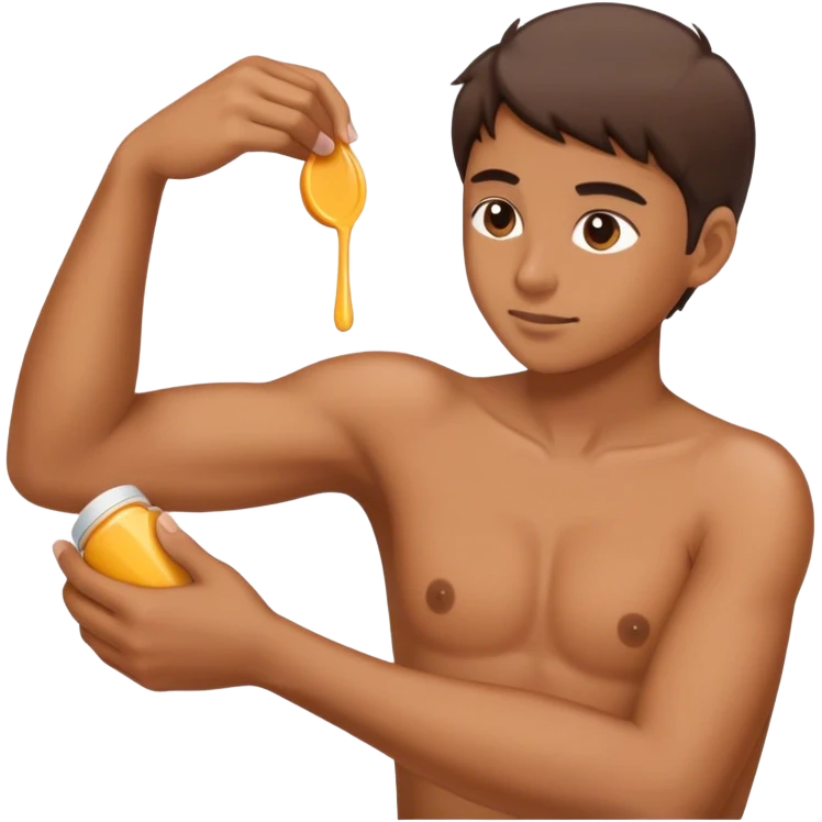 apply to shoulder emoji