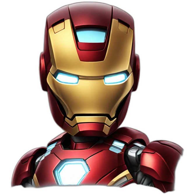 iron man in his mark 85 suit emoji