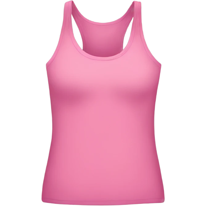 Pink tank top emoji