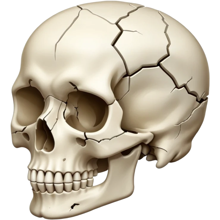 Skull mind blown emoji