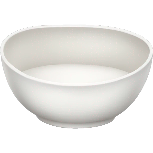 White bowl emoji