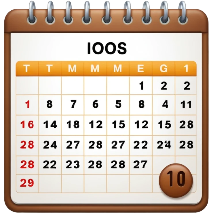It’s On the calendar!  emoji
