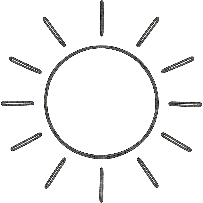 simple pink sun icon emoji