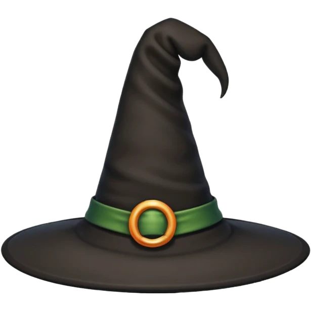 minimal witch hat  emoji