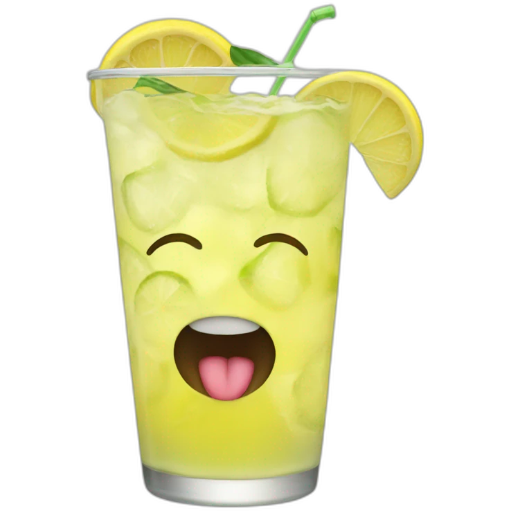 crazy lemonade emoji