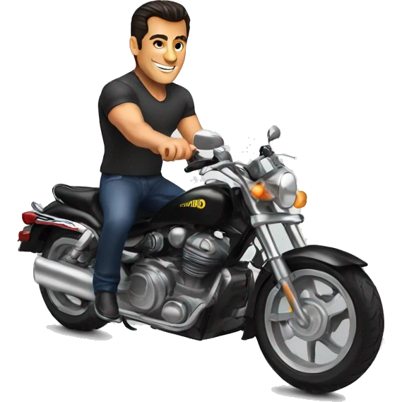Salman Khan in a bike emoji