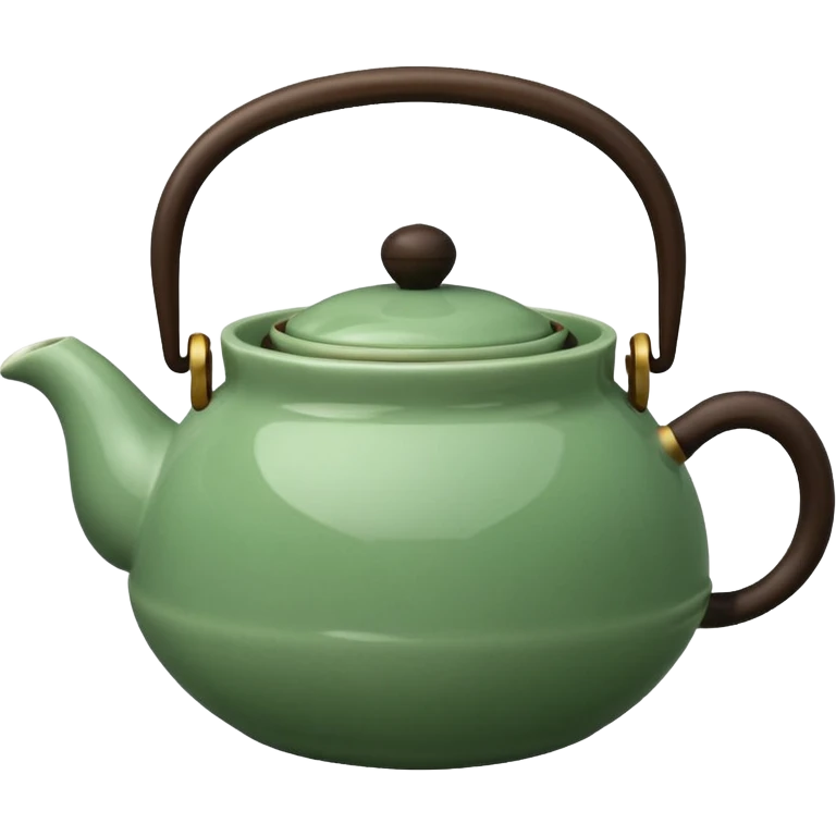 sencha. kyushu pot, gong fu emoji