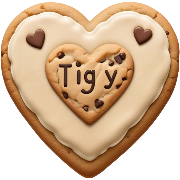 cookie heart with IGY6 written across emoji