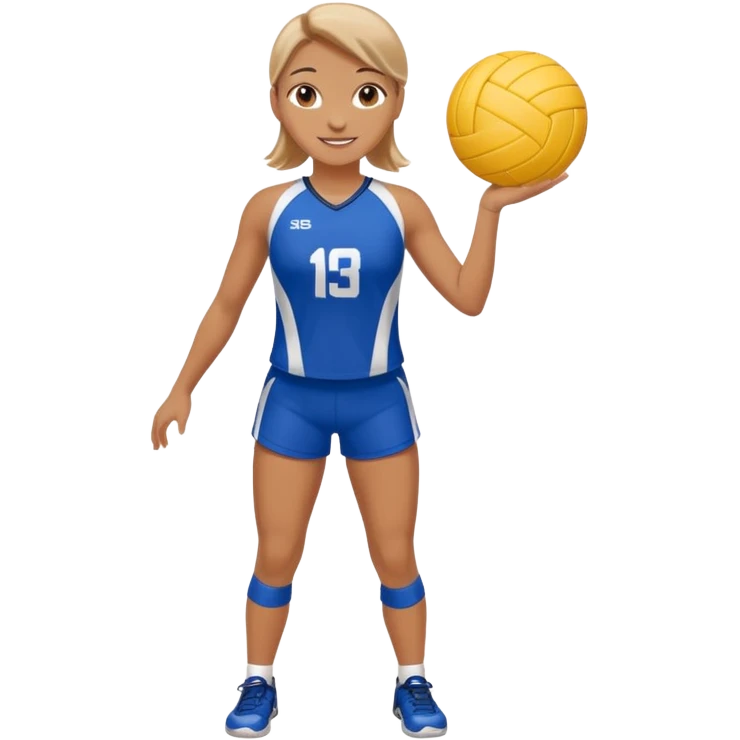 volleyball girl full body emoji