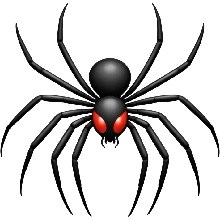 Spider vector emoji
