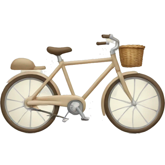 Beige bike emoji