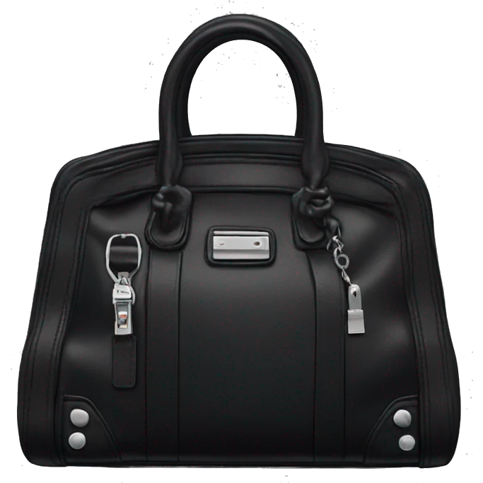 balenciaga black bag  emoji