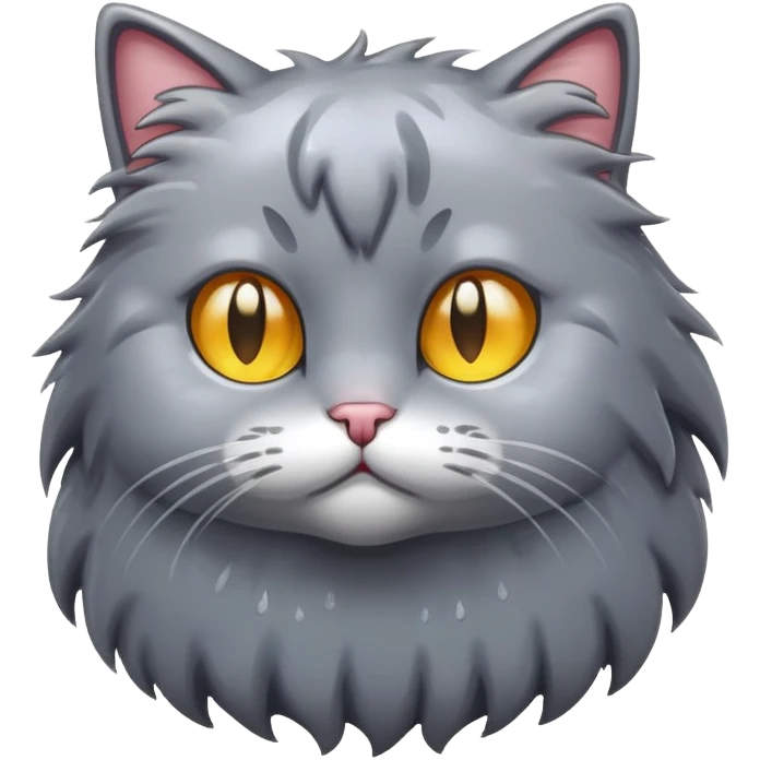 Wet cat emoji