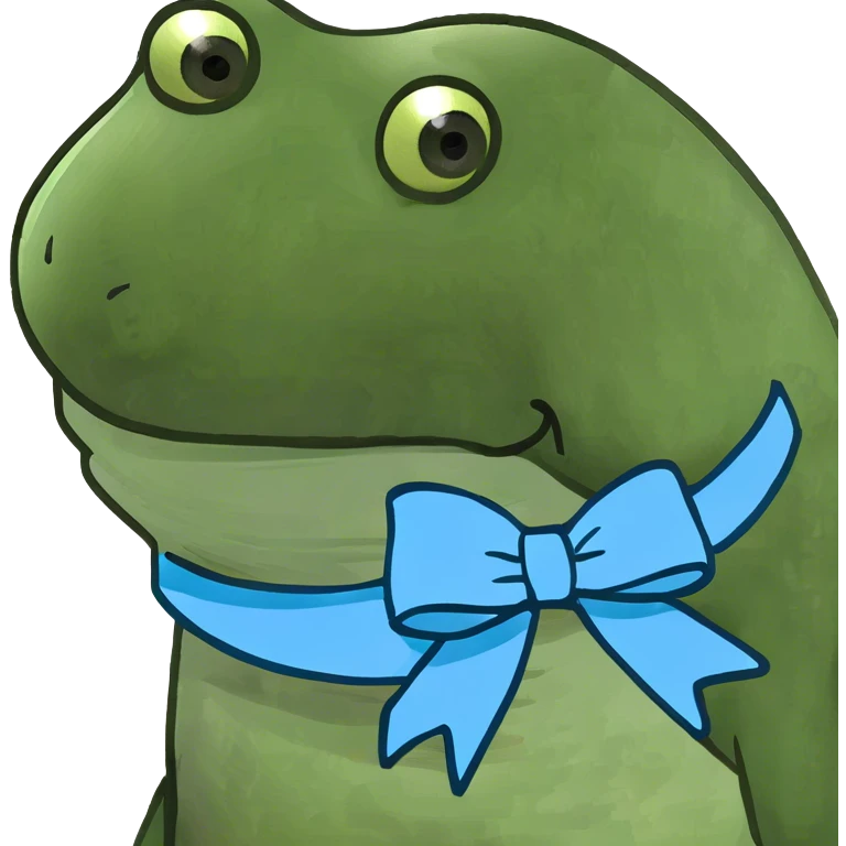 Baby blue ribbon emoji