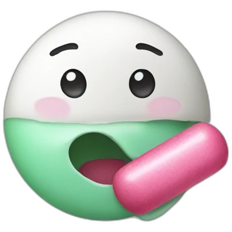 Chewing-gum emoji