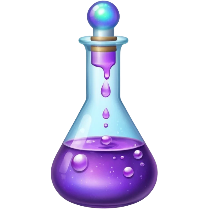 purple potion and effect emoji