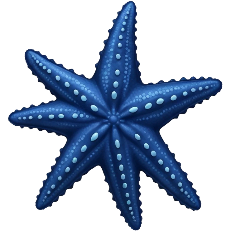 Sea star navy blue  emoji
