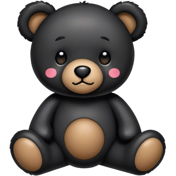 黑色的小熊 emoji
