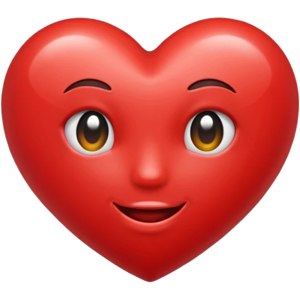 Um coração  emoji