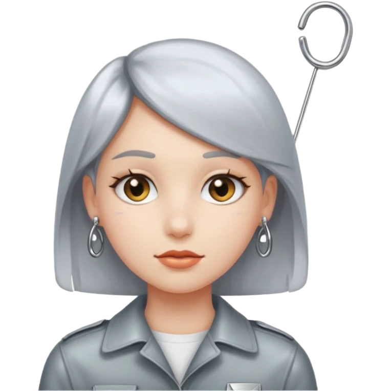 girls safety pin emoji