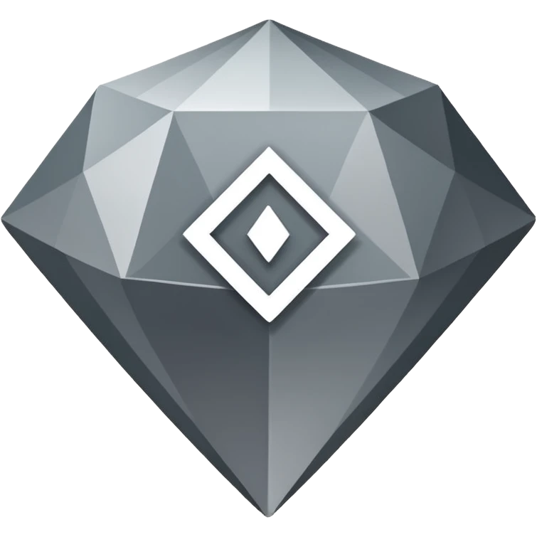 A white check inside a gray diamond  emoji