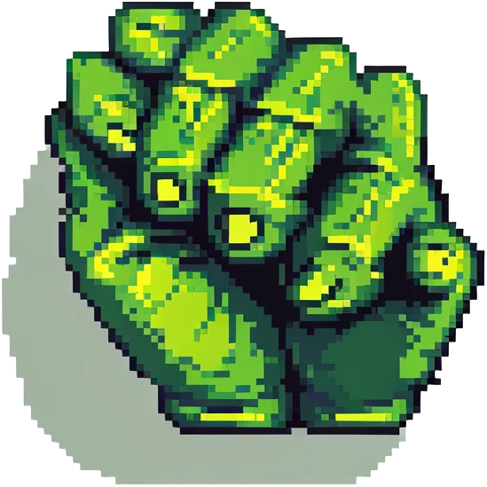 hulk green fist emoji